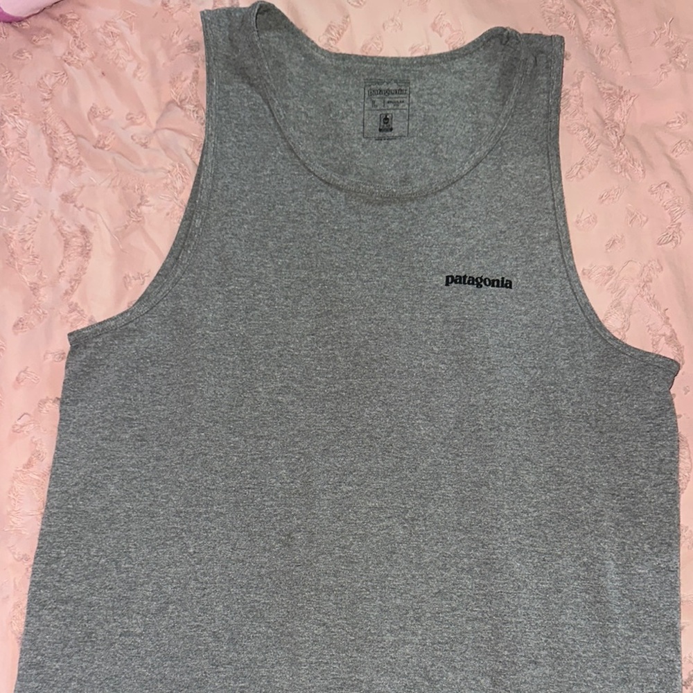 Patagonia Heather Gray Sleeveless Top